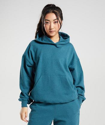 Dámské Mikiny S Kapucí Gymshark Rest Day Sweats Šedé Blankyt | CZ 3562DFM